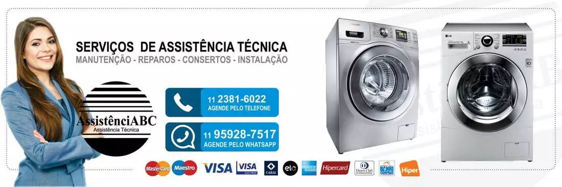 Assistência técnica Lava e seca