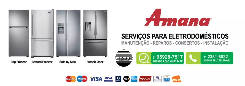 Assistência técnica Amana para refrigeradores