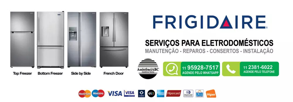 Assistência técnica Frigidaire para refrigeradores