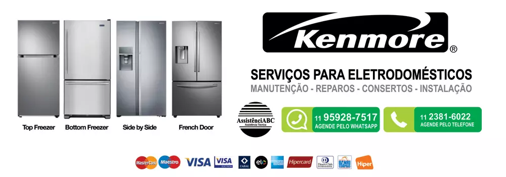 Assistência técnica Kenmore para refrigeradores
