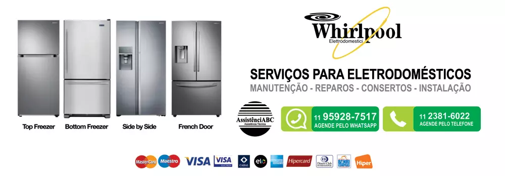 Assistência técnica Whirlpool para refrigeradores